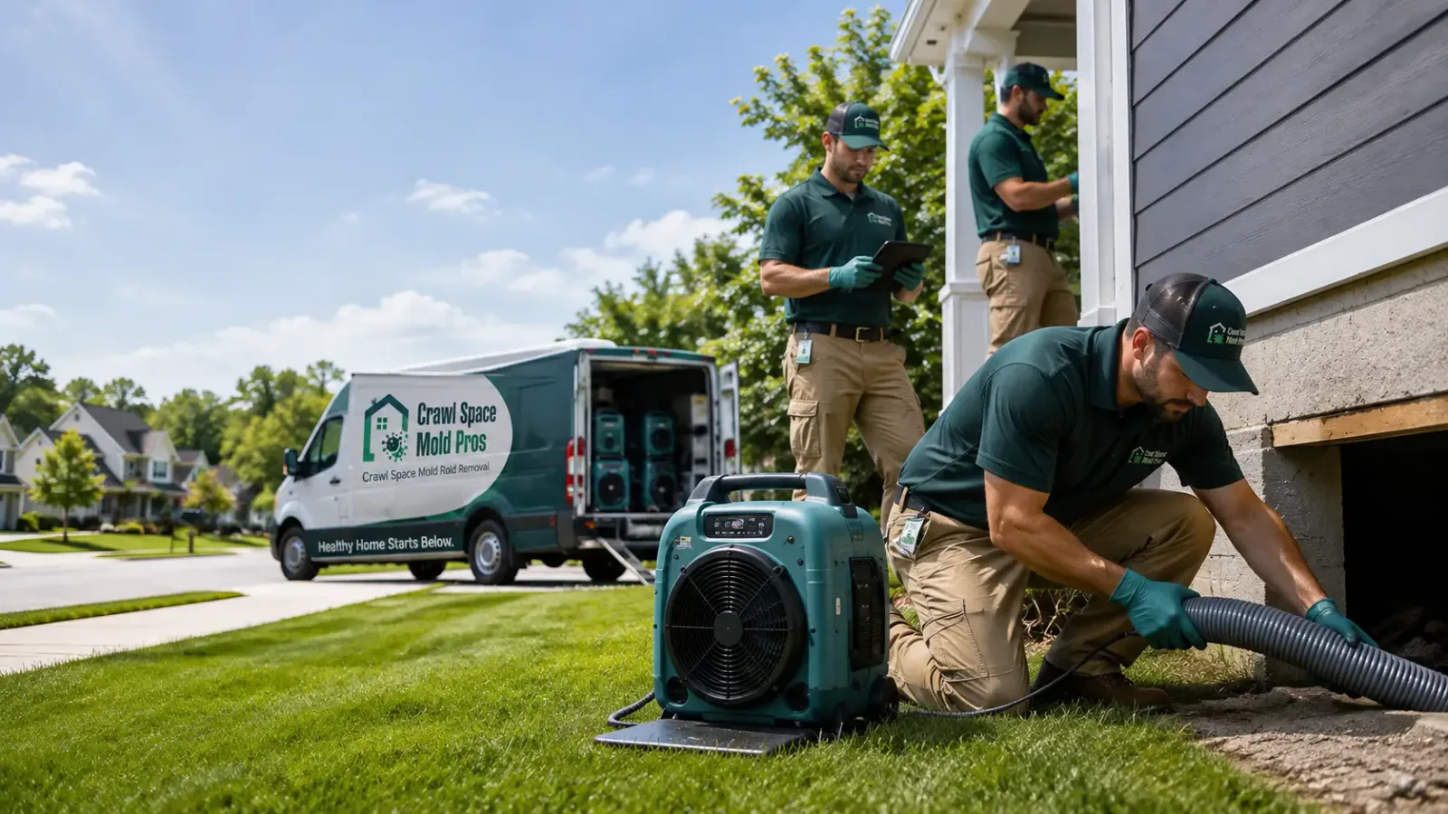 Crawl Space Mold Removal in Barton, MD